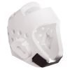 Шлем для тхэквондо PU WTF (р-р S-XL, цвета в ассортименте) - Белый-S