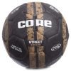 Мяч для уличного футбола №5 покрытие вспененная резина CORE STREET SOCCER (№5, 4 сл., сшит вручную)