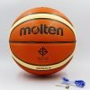 Мяч баскетбольный PU №6 MOLTEN (PU, бутил, оранжевый-бежевый)