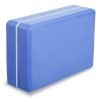 Блок для йоги двухцветный (EVA 120g, р-р 23х15х7,5см, цвета в ассортименте) - Цвет Голубой