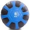 Мяч медицинский медбол Zelart Medicine Ball 8кг (резина, d-28,6см, черный-голубой)