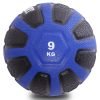 Мяч медицинский медбол Zelart Medicine Ball 9кг (резина, d-28,6см, черный-синий)