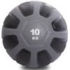 Мяч медицинский медбол Zelart Medicine Ball 10кг (резина, d-28,6см, черный-серый)
