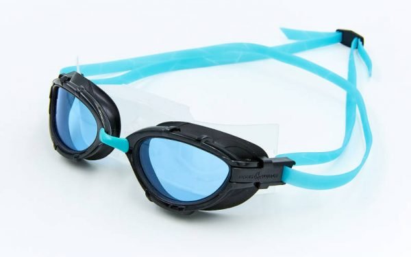 Очки для плавания MadWave TRIATHLON (TPR, PC, силикон, цвета в ассортименте) - Цвет Голубой