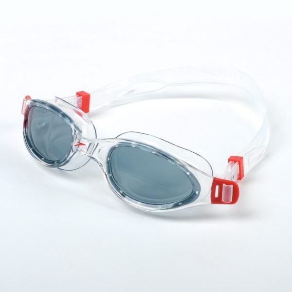 Очки для плавания SPEEDO FUTURA PLUS (поликарбонат, термопластичная резина, силикон, белый-серый)