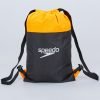 Рюкзак-мешок складной SPEEDO (полиэстер, р-р 45х34см, черный-оранжевый)