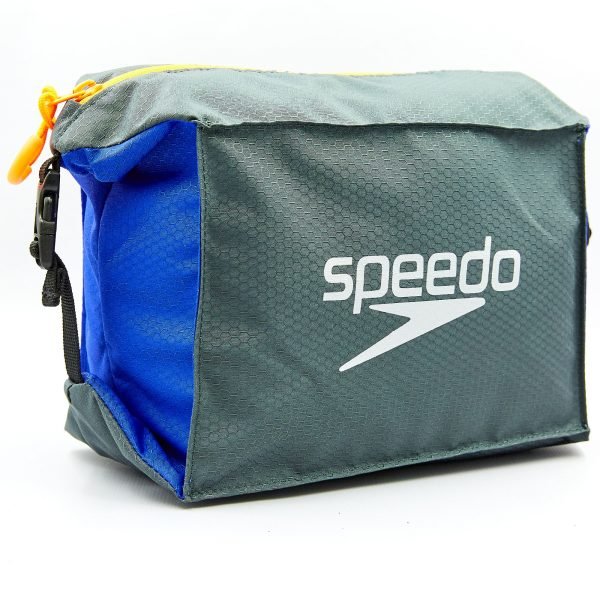 Сумка для бассейна SPEEDO POOL SIDE BAG (полиэстер, V-5л, серый-синий)