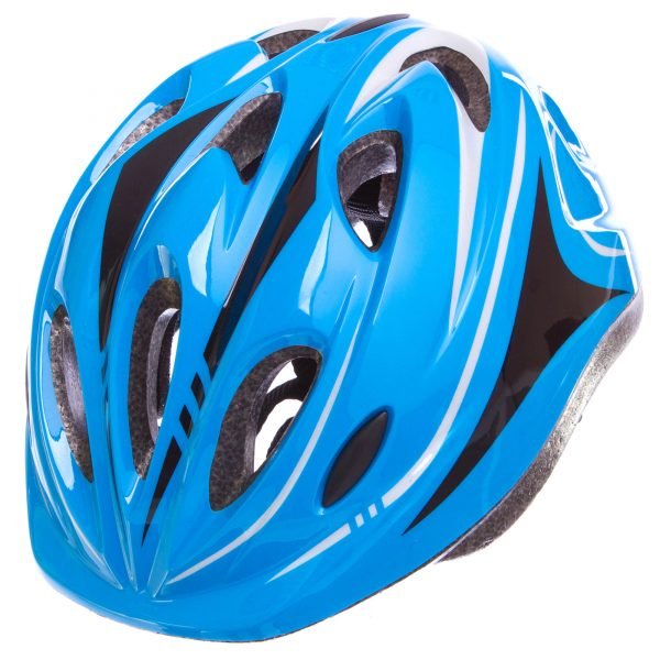 Шлем защитный с механизмом регулировки Zelart (EPS, PE, р-р L-54-56, 12 отверстий, цвета в ассортименте) - Цвет Голубой