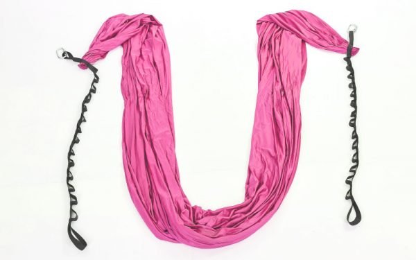 Гамак для йоги со стропами и креплением SP-Planeta Antigravity Yoga (полиэстер, р-р 280смх5м, цвета в ассортименте) - Цвет Розовый