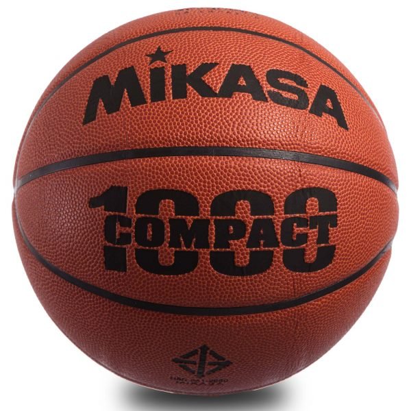 Мяч баскетбольный PU №6 MIKASA BQ1000 (PU, бутил, коричневый)