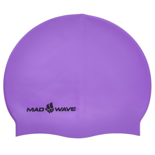 Шапочка для плавания MadWave NEON (силикон, цвета в ассортименте) - Цвет Фиолетовый
