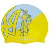 Шапочка для плавания MadWave UKRAINE (силикон, желтый-голубой)