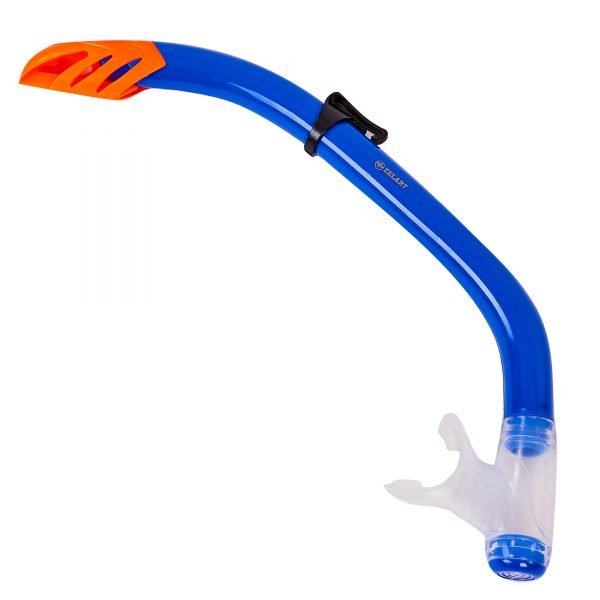 Трубка для плавания Zelart (пластик, силикон, синий)