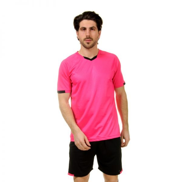 Футбольная форма SP-Sport (PL, р-р S-3XL-165-190см, цвета в ассортименте) - Розовый-черный-M (46-48)