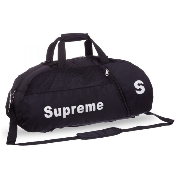 Рюкзак-сумка 2в1 SUPREME (нейлон, р-р 60х27х24см, цвета в ассортименте) - Цвет Черный