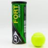 Мяч для большого тенниса DUNLOP (3шт) FORT ALL COURT 3TIN (в вакуумной упаковке, салатовый)