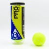 Мяч для большого тенниса DUNLOP (3шт) PRO TOUR 3B (в вакуумной упаковке, салатовый)