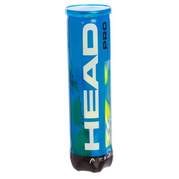 Мяч для большого тенниса HEAD (4шт) PRO (в вакуумной упаковке, салатовый)