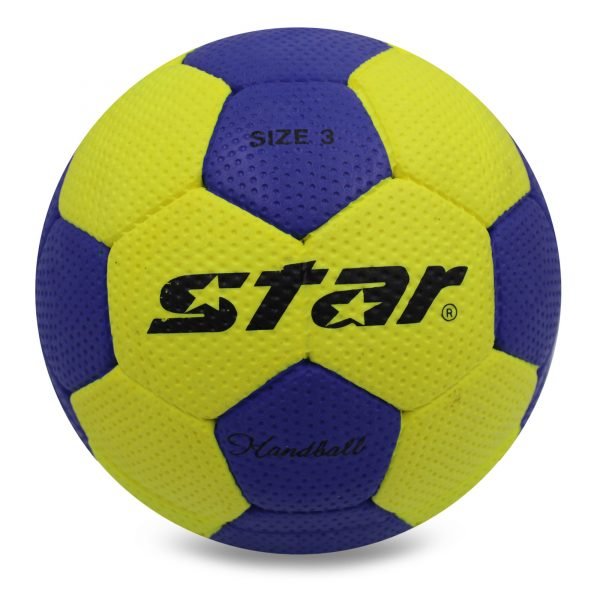 Мяч для гандбола Outdoor покрытие вспененная резина STAR (PU, р-р 3, синий-желтый)