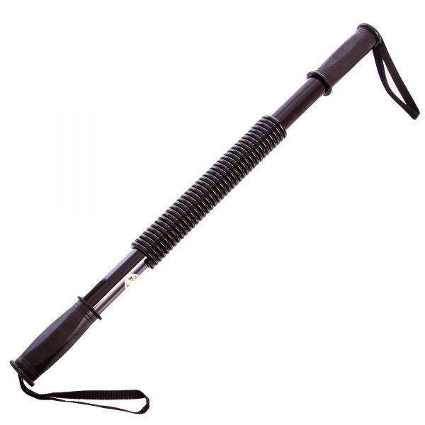 Эспандер силовой прут Power Twister CIMA (металл, ручка резина, l-61см, d-4см,нагрузка 30кг, черный)