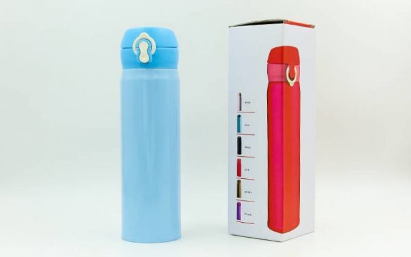 Бутылка-термос для воды SP-Planeta 500 мл (сталь, цвета в ассортименте) - Цвет Мятный