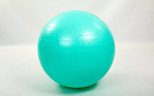 Мяч для фитнеса (фитбол) гладкий глянцевый 85см Zelart (PVC, 1200г, цвета в ассортименте, ABS технолог) - Цвет Мятный