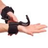 Крюк-ремни атлетические для уменьшения нагрузки на пальцы (2шт) VALEO (PL, металл)