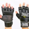 Перчатки для смешанных единоборств MMA PU EVERLAST (р-р L, черный)