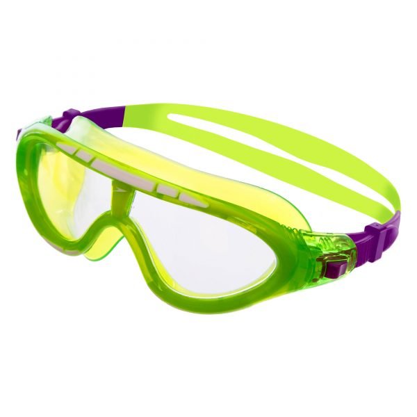 Очки-полумаска для плавания детские SPEEDO BIOFUSE RIFT JUNIOR (поликарбонат, термопластичная резина, силикон, цвета в ассортименте) - Цвет Зеленый