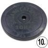 Блины (диски) обрезиненные d-30мм Shuang Cai Sports ТА-1445 10кг (металл, резина, черный)