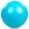 Мяч для фитнеса (фитбол) гладкий сатин 75см Zelart (PVC, 1000г, цвета в ассортименте, ABS технолог) - Цвет Голубой