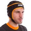 Шлем для регби SYN6 (р-р M-L, черный-оранжевый) - M, обхват головы 54-56