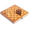 Шахматы настольная игра деревянные на магнитах (р-р доски 24см x 24см)