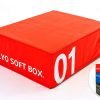 Бокс плиометрический мягкий (1шт) Zelart SOFT PLYOMETRIC BOXES (EPE, PVC,р-р 70х70х30см, красный)