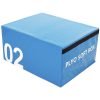 Бокс плиометрический мягкий (1шт) Zelart SOFT PLYOMETRIC BOXES (EPE, PVC, р-р 70х70х45см, синий)