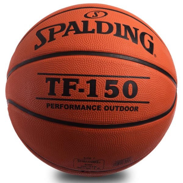 Мяч баскетбольный резиновый №7 SPALDING TF-150 PERFORM OUTDOOR (резина, бутил, коричневый)