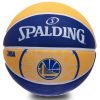 Мяч баскетбольный резиновый №7 SPALDING NBA TEAM-WARRIORS (резина, бутил, синий-желтый)