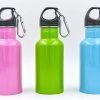 Бутылка для воды алюминивая с карабином SP-Planeta 500ml (цвета в ассортименте)
