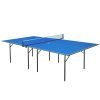 Стол теннисный GSI-Sport (Gk-1) (ДСП толщина16мм, металл, размер 2,74х1,52х0,76м, синий)