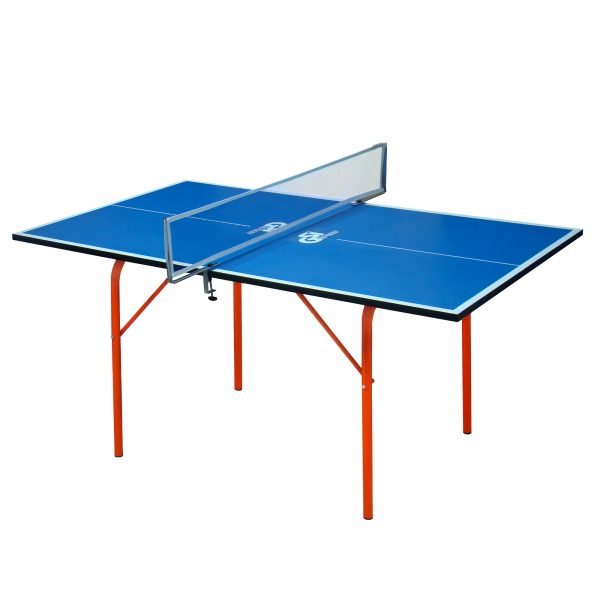 Стол теннисный детский GSI-Sport (Junior) (ДСП толщина16мм, металл, пластик, размер 1,36х0,76х0,64м,сетка)