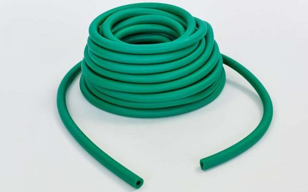 Жгут эластичный трубчатый спортивный (латекс, d-5 x 10мм, l-1000см, зеленый)