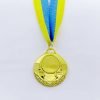 Заготовка медали спортивной с лентой AIM d-5см (металл, 25g, 1-золото, 2-серебро, 3-бронза) - Цвет Золотой