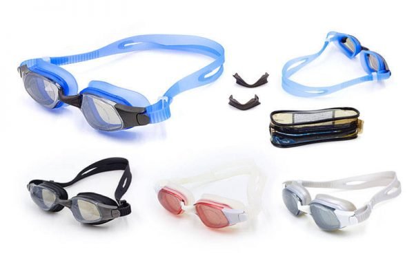 Очки для плавания LEGEND VANQUISHER (поликарбонат, силикон, зеркальные, цвета в ассортименте)