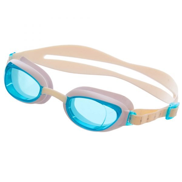 Очки для плавания SPEEDO AQUAPURE FEMALE (поликарбонат, термопластичная резина, силикон, белый-синий)