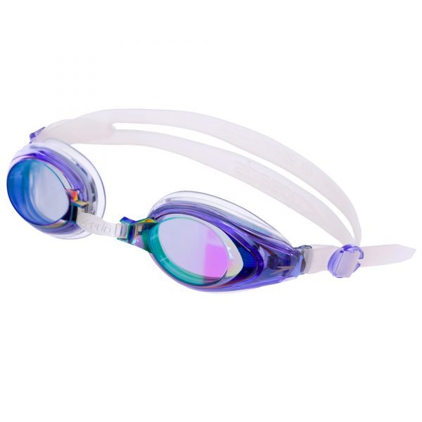Очки для плавания SPEEDO MARINER MIRROR (поликарбонат, термопластичная резина, силикон,белый-зеленый)