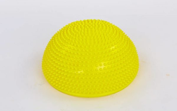 Полусфера массажная балансировочная Balance Kit (PVC, d-34см, h-7,5см, 1200g, цвета в ассортименте) - Цвет Желтый