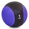 Мяч медицинский медбол Record Medicine Ball 1кг (верх-резина, наполнитель-песок, d-19,5см, цвета в ассортименте)