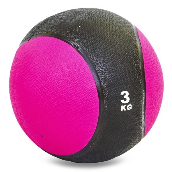 Мяч медицинский медбол Record Medicine Ball 3кг (верх-резина, наполнитель-песок, d-22см, цвета в ассортименте)