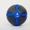 Мяч медицинский медбол Zelart Medicine Ball 4кг (резина, d-21,5см, черный-синий)