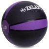 Мяч медицинский медбол Zelart Medicine Ball 5кг (резина, d-24см, черный-фиолетовый)